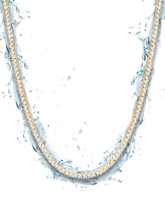 6MM Tennis Chain - Pure Gold