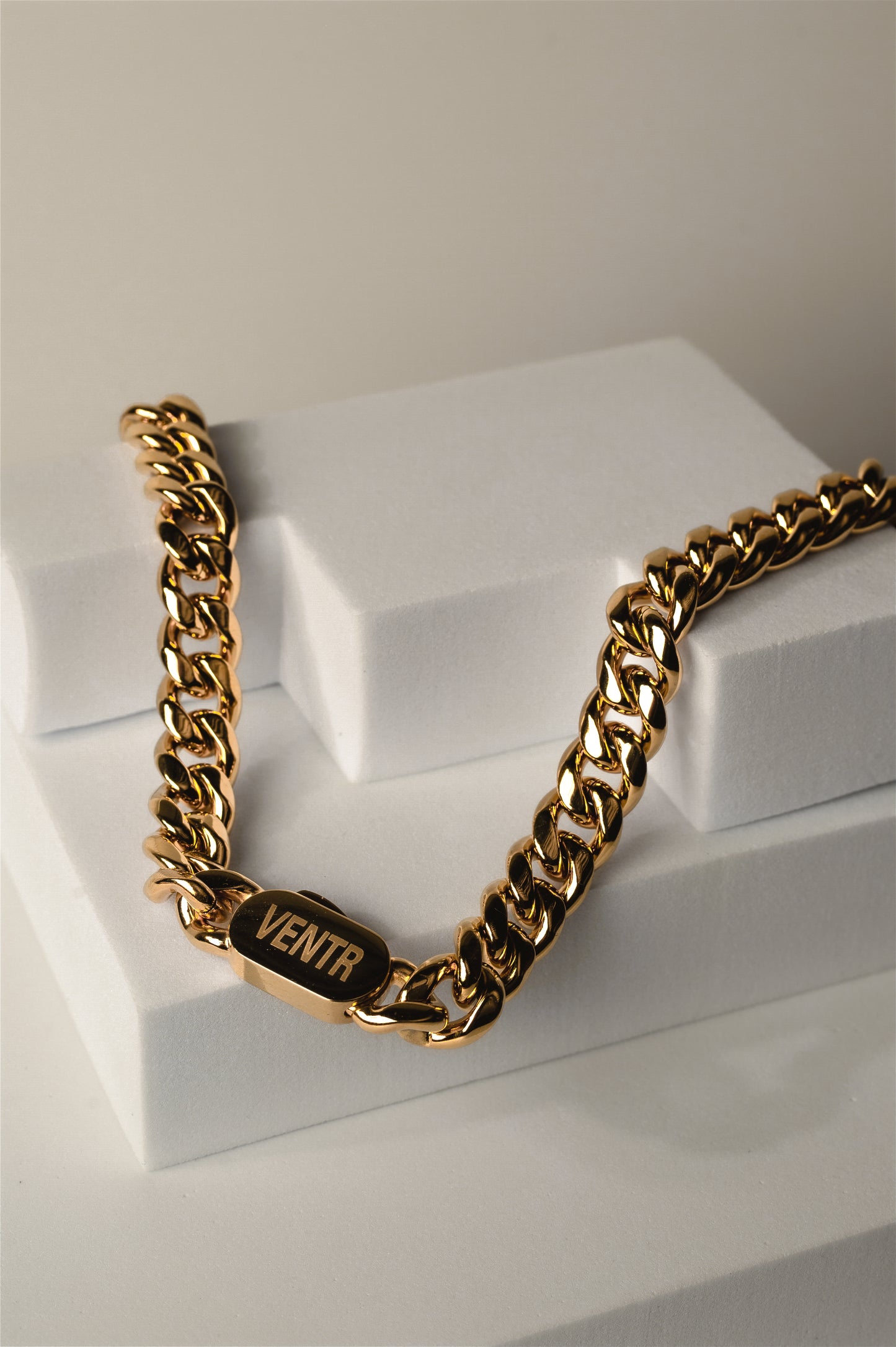 8MM Cuban Bracelet - Gold