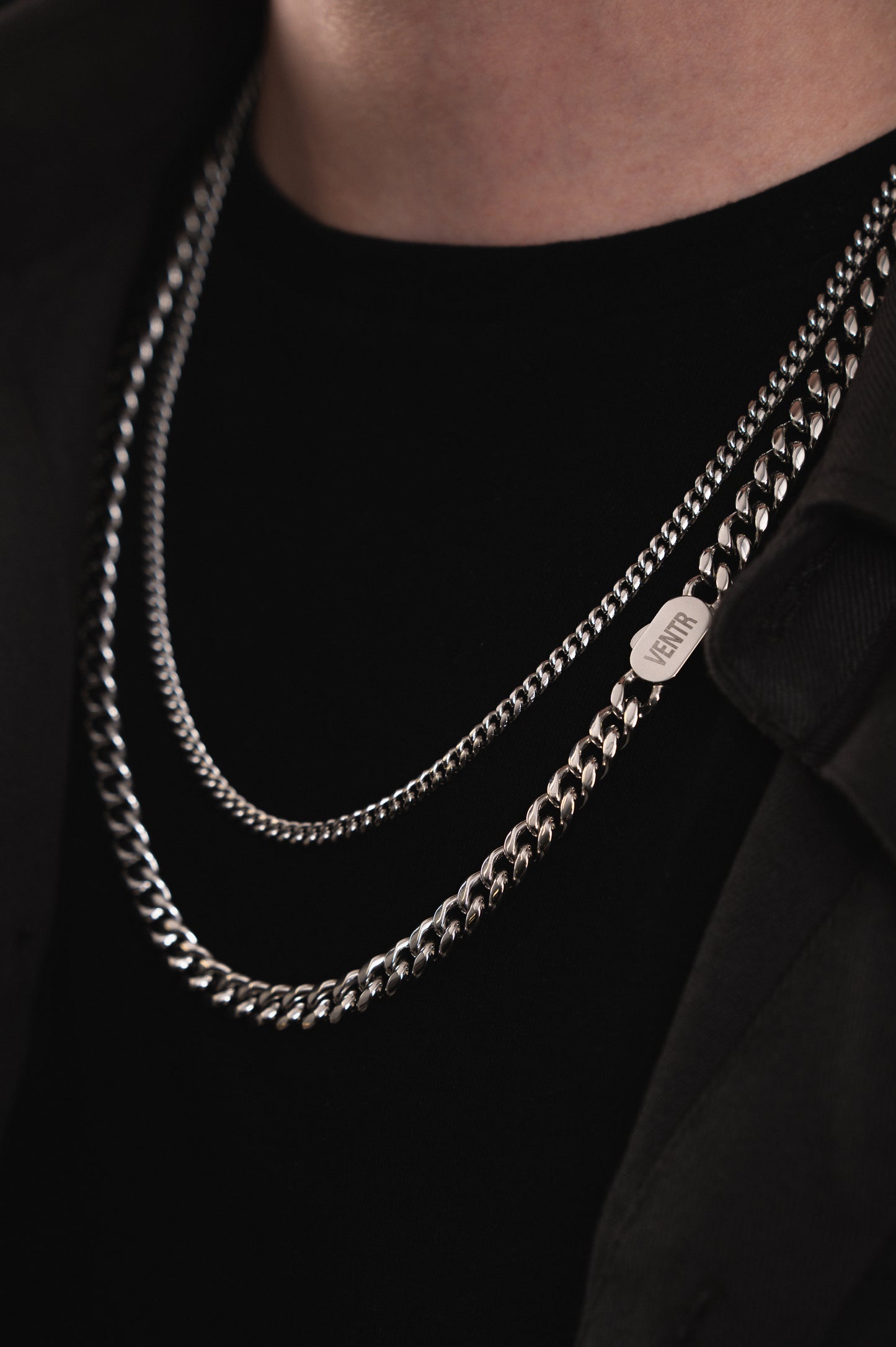 4MM Cuban Chain - Silver