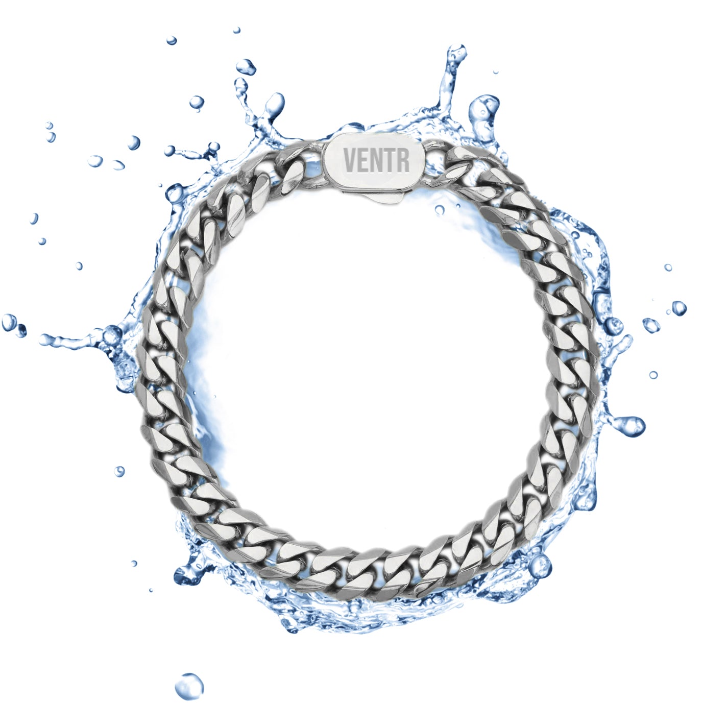 8MM Cuban Bracelet - Silver