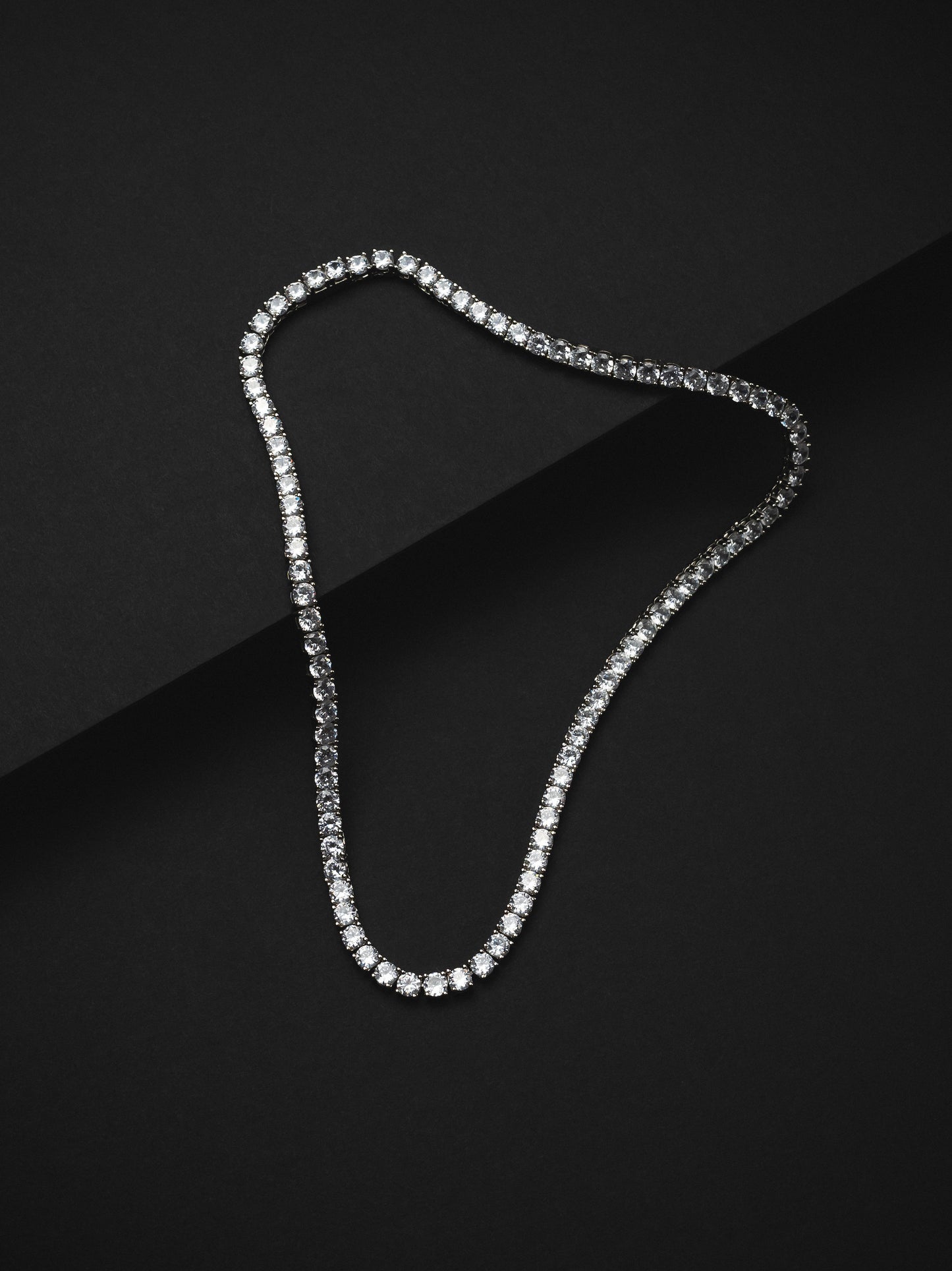 6MM Tennis Chain - White Gold